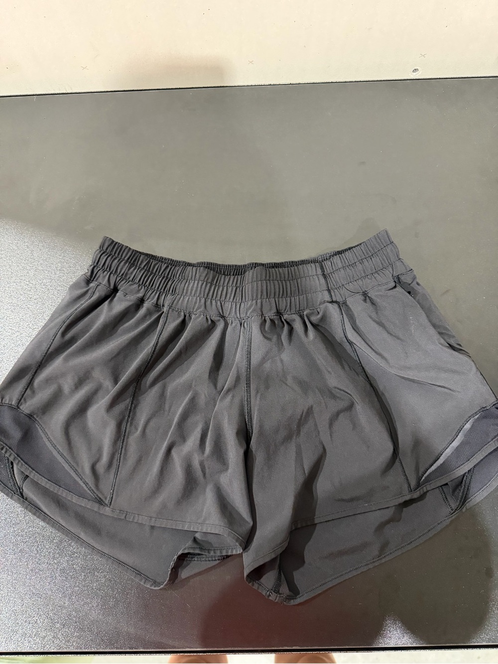 lululemon athletica Black Athletic Running Shorts